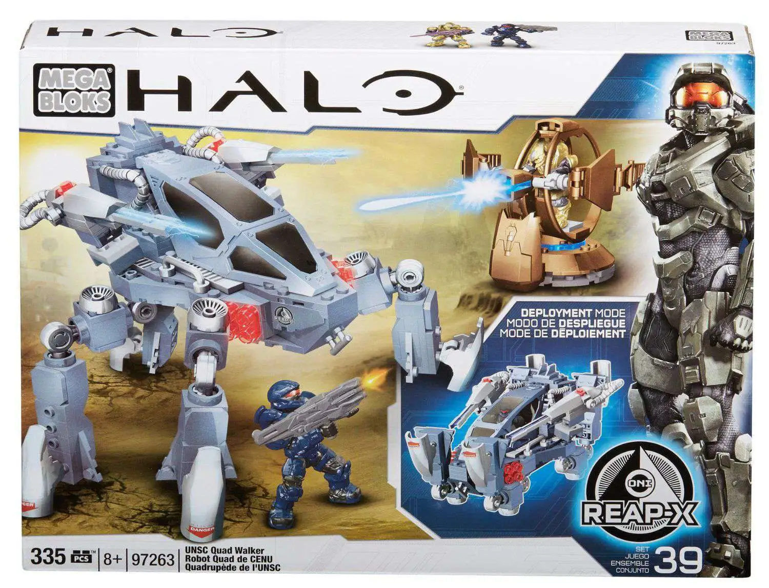 Mega Bloks Halo USNC Quad Walker Set #97263