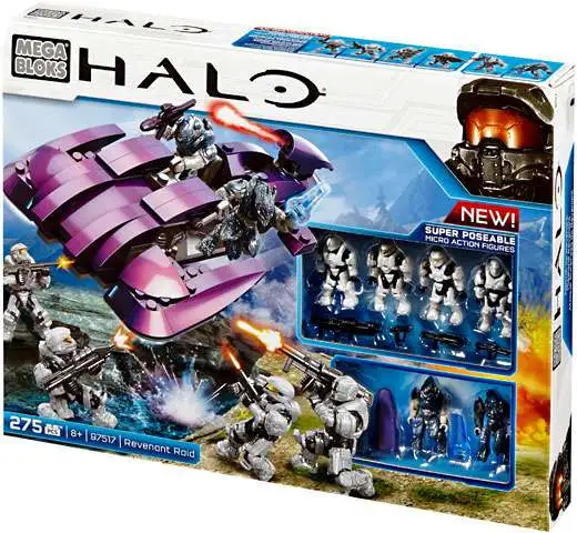 Halo Mega Bloks Set #97517 UNSC White Spartan Aviator with DMR Figure 