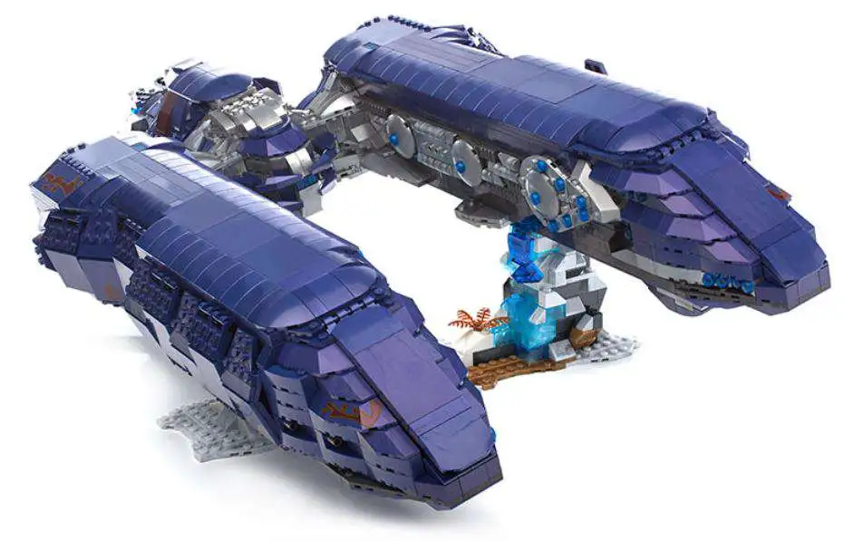 Mega Bloks Halo Covenant Spirit Dropship Building Set 2200 Pieces New 