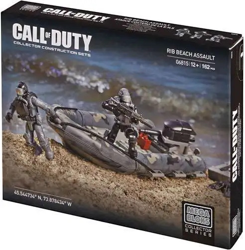Call of Duty Construction Set Rib Beach Assault Mega Bloks 06815 Plus 09964 for sale online 
