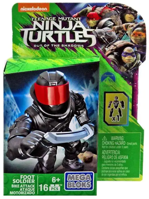 Teenage Mutant Ninja Turtles Mega Bloks Out of The Shadows Foot Soldier Katana 