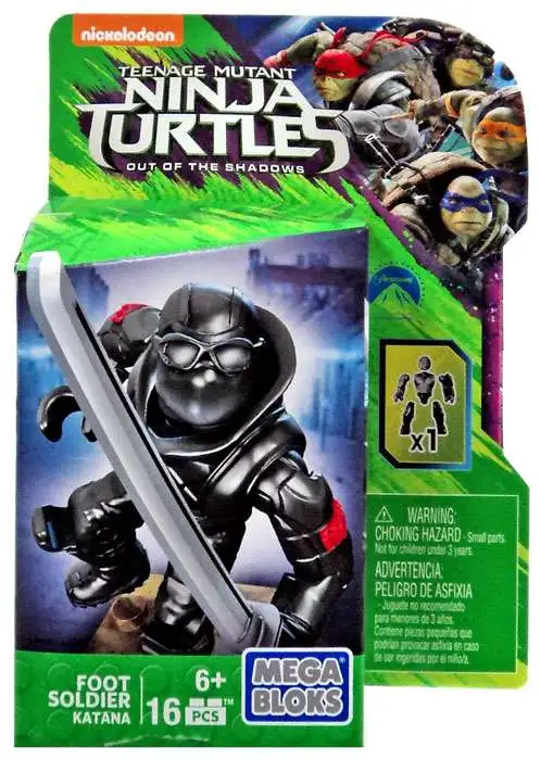 Mega Bloks Teenage Mutant Ninja Turtles out of The Shadows Foot Soldier Dpw16 for sale online 