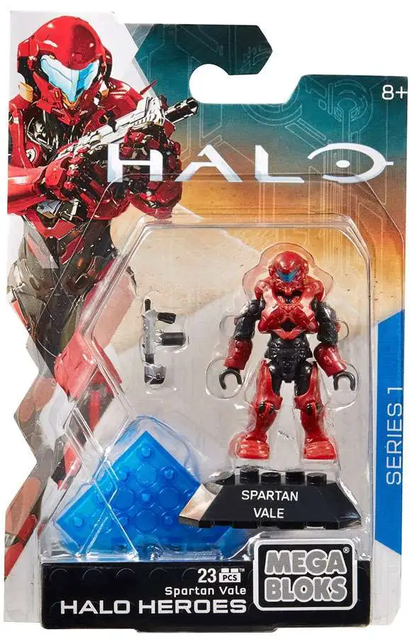 Mega Bloks Halo Heroes Series 1 Spartan Vale Mini Figure - ToyWiz