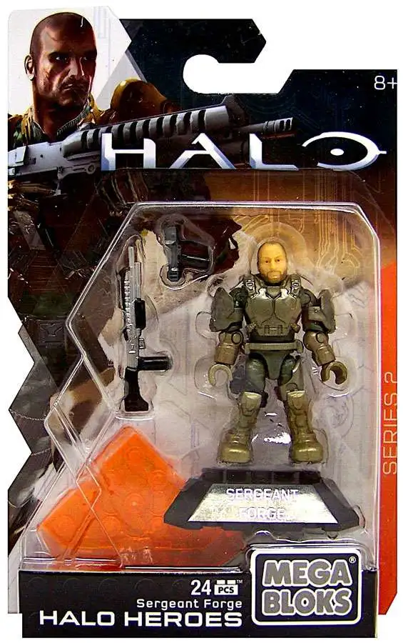 Mega Bloks Halo Heroes Series 2 Sergeant Forge Mini Figure [Damaged Package]