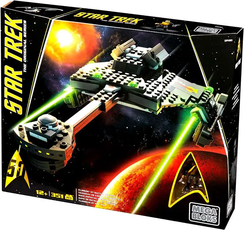 Mega Bloks Star Trek Klingon Battle Cruiser Set 31743 - ToyWiz