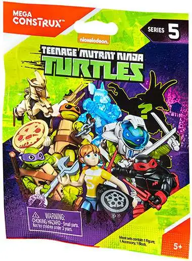 Details about   3 Ct Teenage Mutant Ninja Turtles Mega Construx Series 5 Mystery Pack 