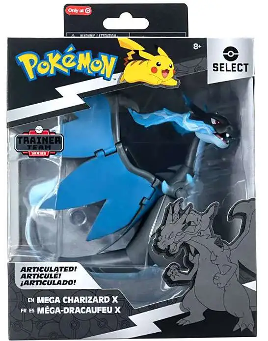 ポケモンセレクト メガリザードン X 新品 ジャズウェア CHARIZ h6q4 Pokemon Select Mega Charizard X Exclusive 6 Action Figure Jazwares