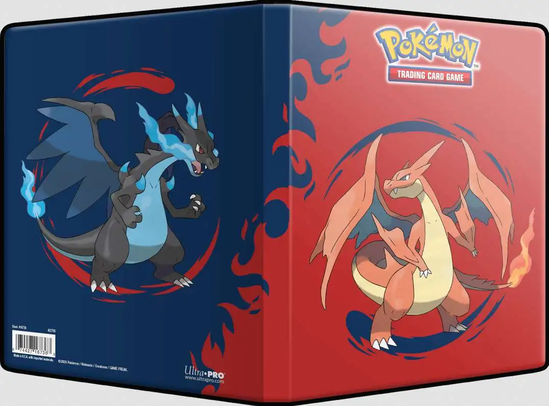 Ultra Pro Pokemon Trading Card Game Mega Charizard X and Y 4-Pocket Portfolio (Pre-Order ships June)