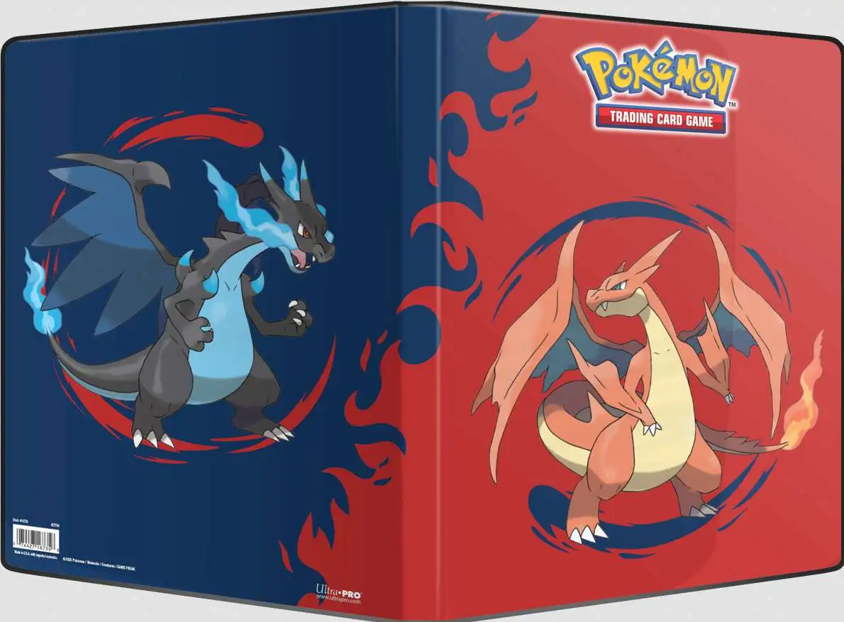 Ultra Pro Pokemon Trading Card Game Mega Charizard X and Y 9-Pocket Portfolio (Pre-Order ships June)