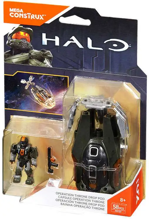 Mega Construx  Halo Operation pods 4 pack  THIS ITEM SHIPS WORLD WIDE 