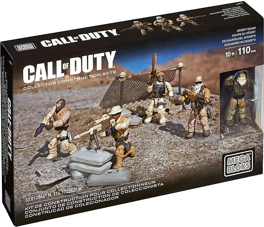 New Call Of Duty 06825 DESERT TROOPERS Mega Bloks Collector Series 146 pcs 