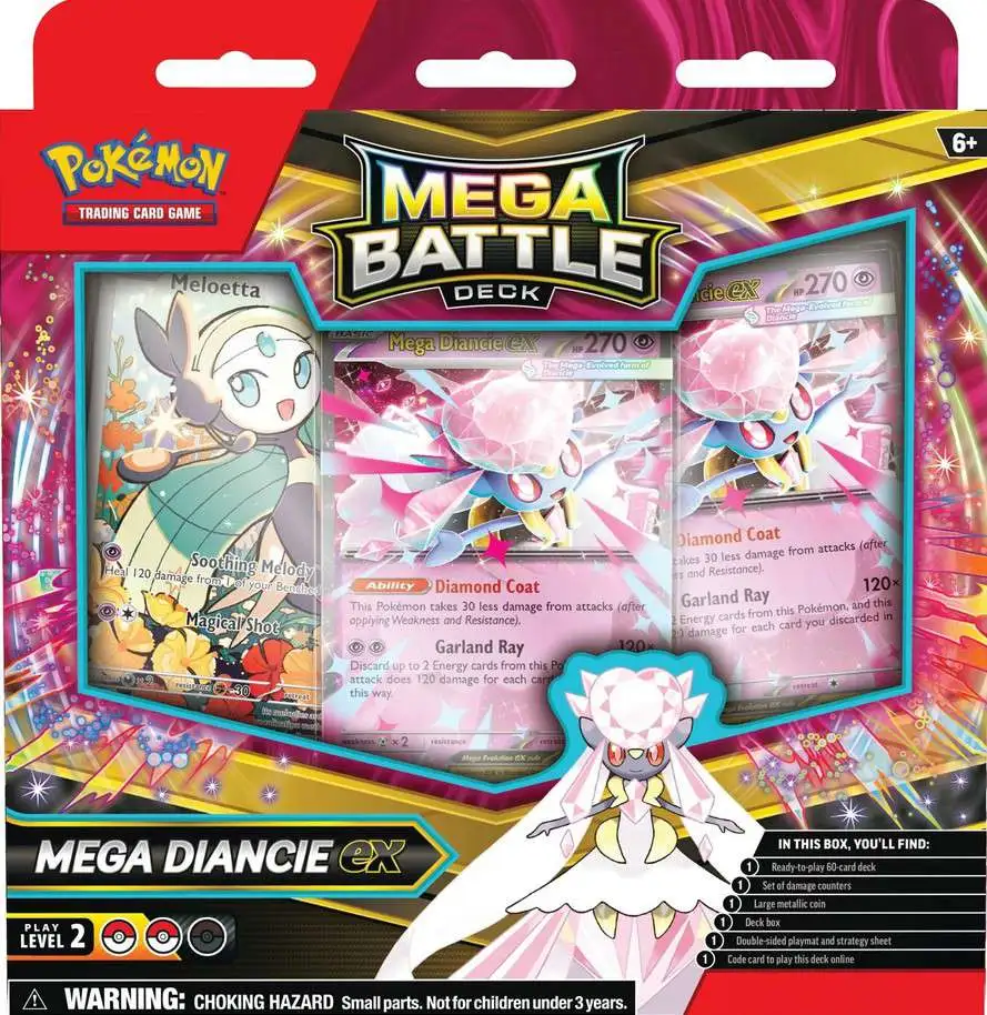Pokemon Mega Battle Mega Diancie ex Deck [60 Cards]