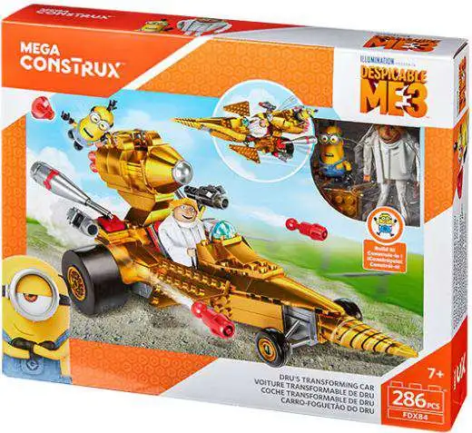 Despicable Me Minions Dru's Transforming Car Set [Damaged Package]