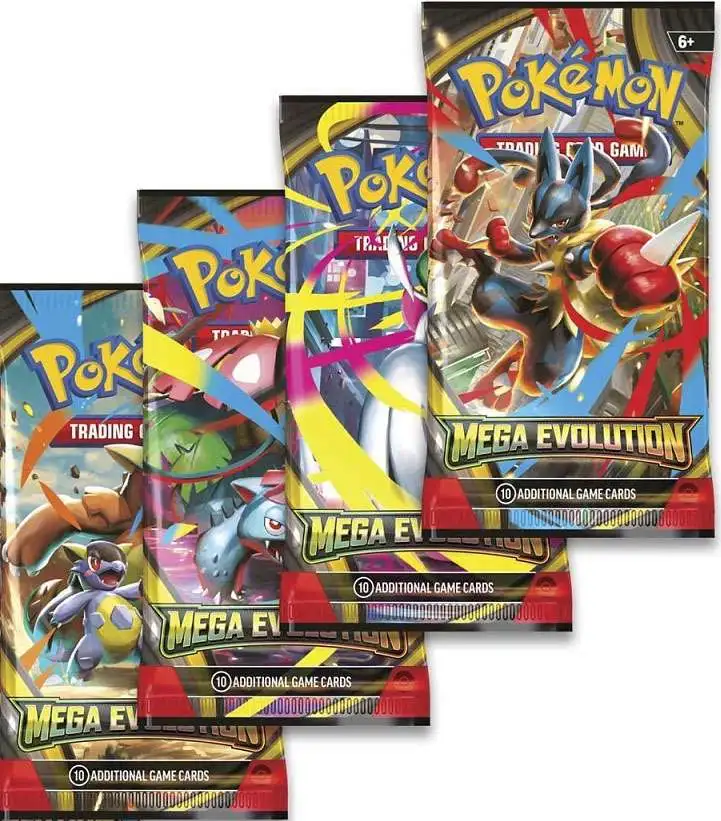 Pokemon Mega Evolution Build Battle Box 4 Booster Packs