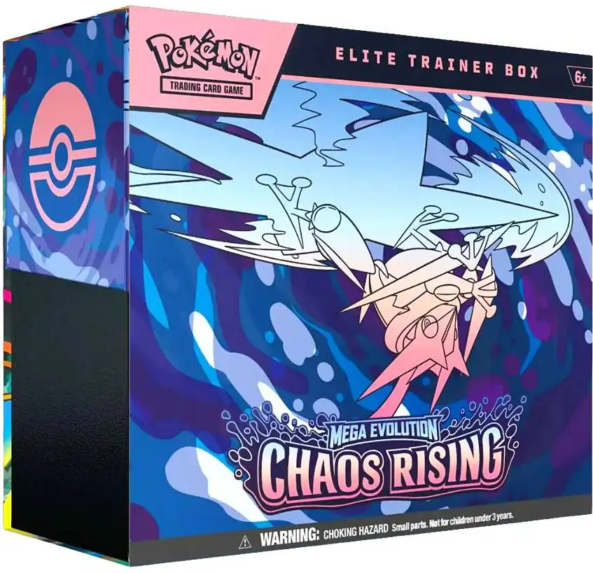 Pokemon Mega Evolution Chaos Rising Elite Trainer Box [9 Booster Packs] (Pre-Order ships May)