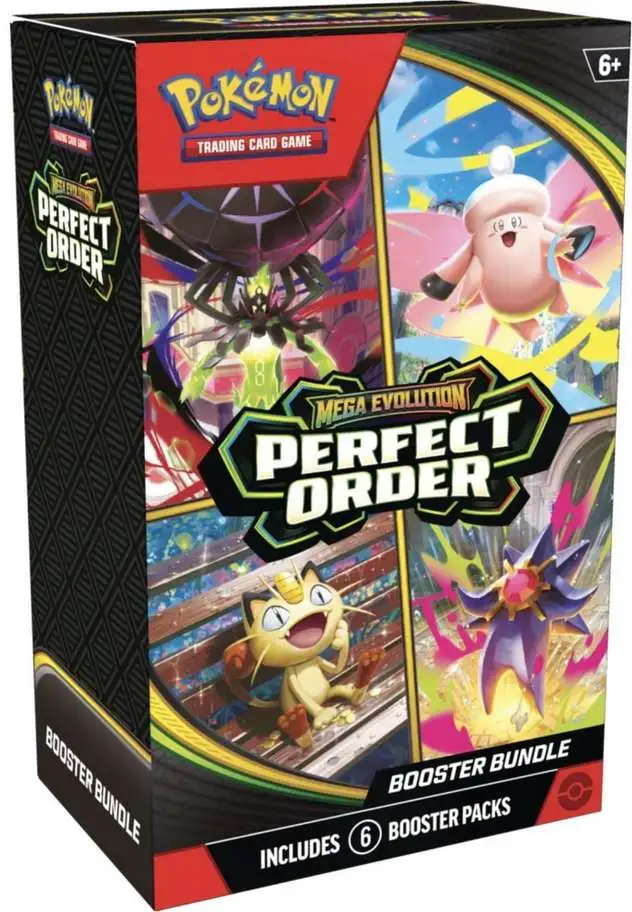 Pokemon Mega Evolution Perfect Order Booster Bundle [6 Packs]