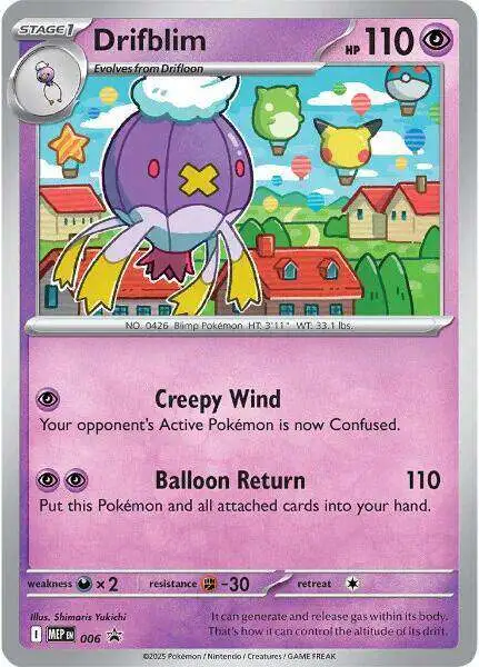 Pokemon Trading Card Game ME01: Mega Evolution Promo Drifblim MEP006