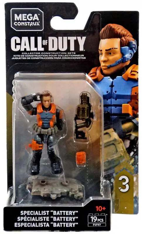 2018 MEGA CONSTRUX CALL OF DUTY SPECIALIST BATTERY FVF97 SERIES 3 FREE SHIPPING 