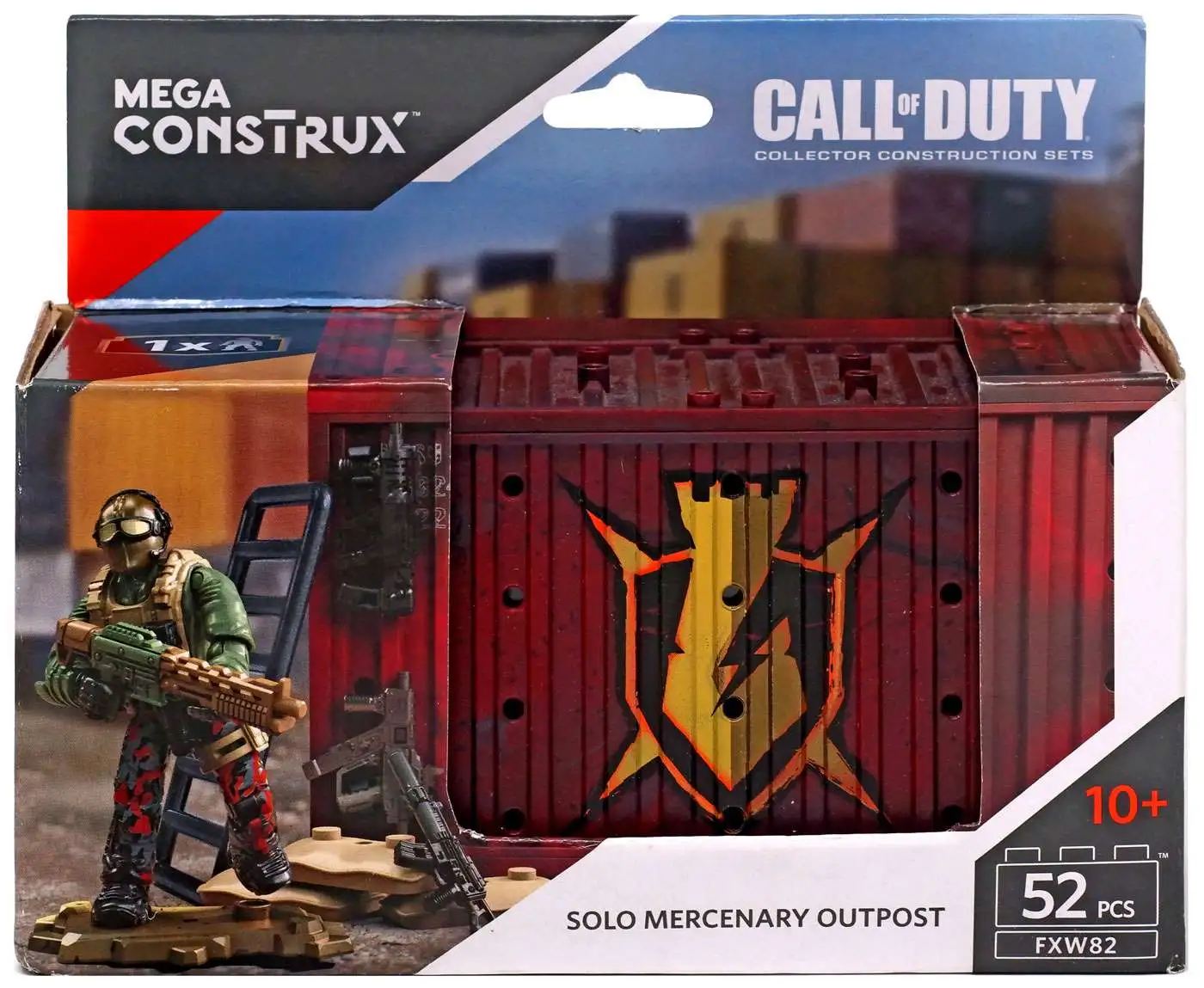 MEGA Construx Call of Duty Solo Mercenary Outpost Fxw82 2017 CODIGO Fxw80 for sale online 