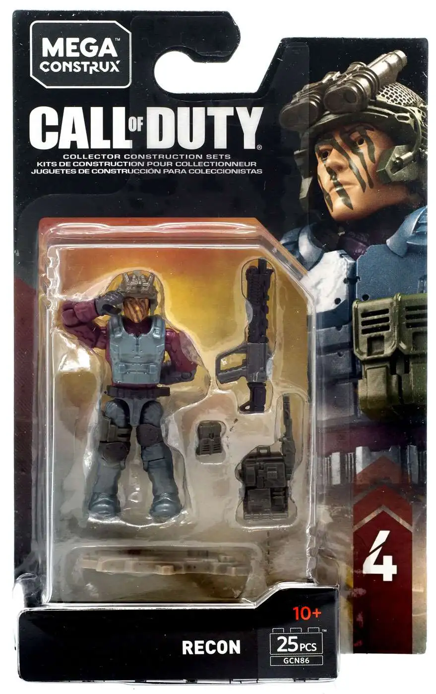 Call of Duty Mega Construx Series 4 "Captain Pelayo" Mini Figure In stock! 