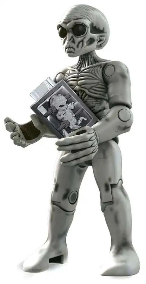 Mega Construx X Files Gray Alien in Hand 