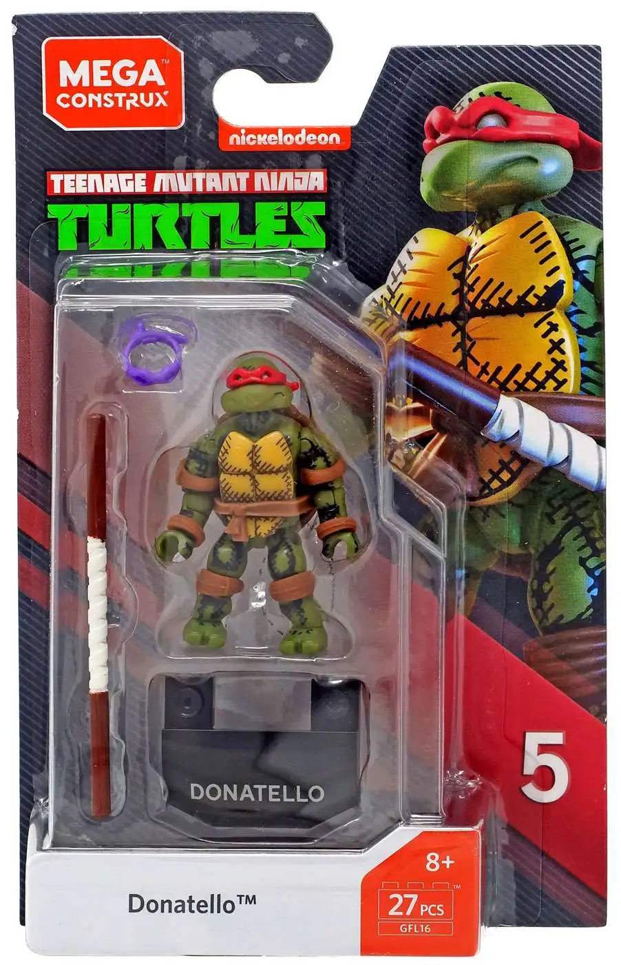 MEGA Construx TMNT Teenage Mutant Ninja Turtles 4 Raphael Wave 2 Gnv38 for sale online 