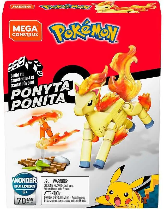 Mega Construx Pokemon Ponyta Building Set NEW IN STOCK 