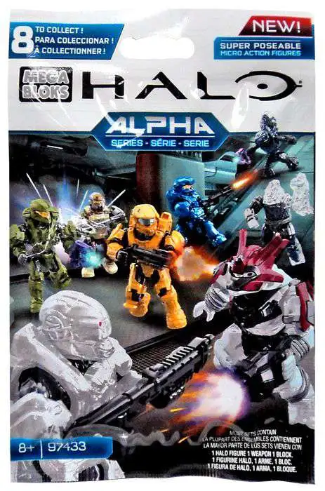 Mega Bloks Halo Alpha Minifigure Mystery Pack 1 Random Figure Toywiz