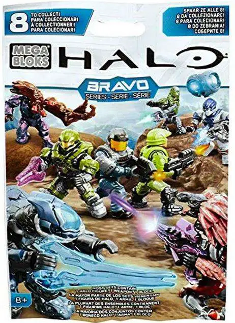 Mega Bloks Halo Micro Bravo Series Blind Pack Mystery Figure HALO Characters 