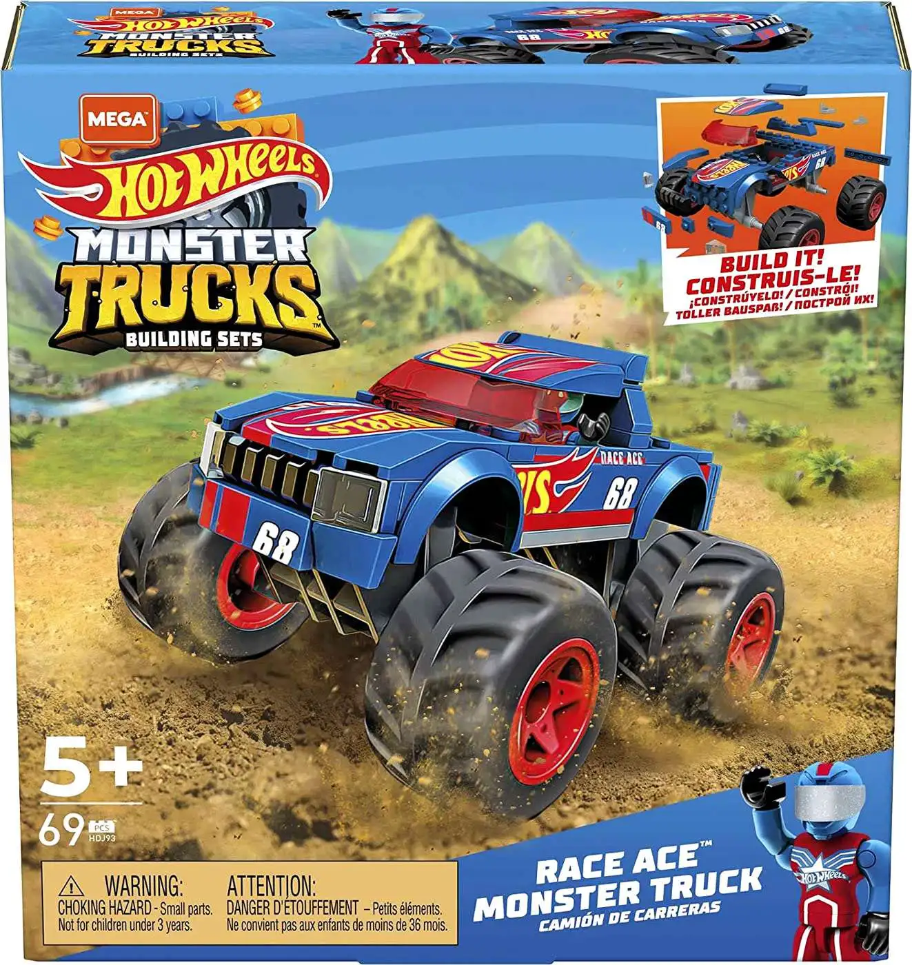 HOT WHEELS Monster Trucks Bone Shaker – Kids Wonder Toys