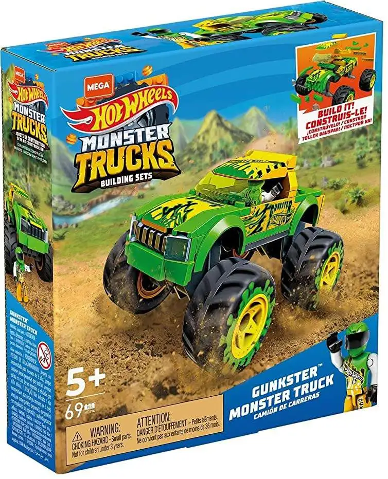 MEGA Construx Building Sets, Hot Wheels Bone Shaker Monster Truck - Kids