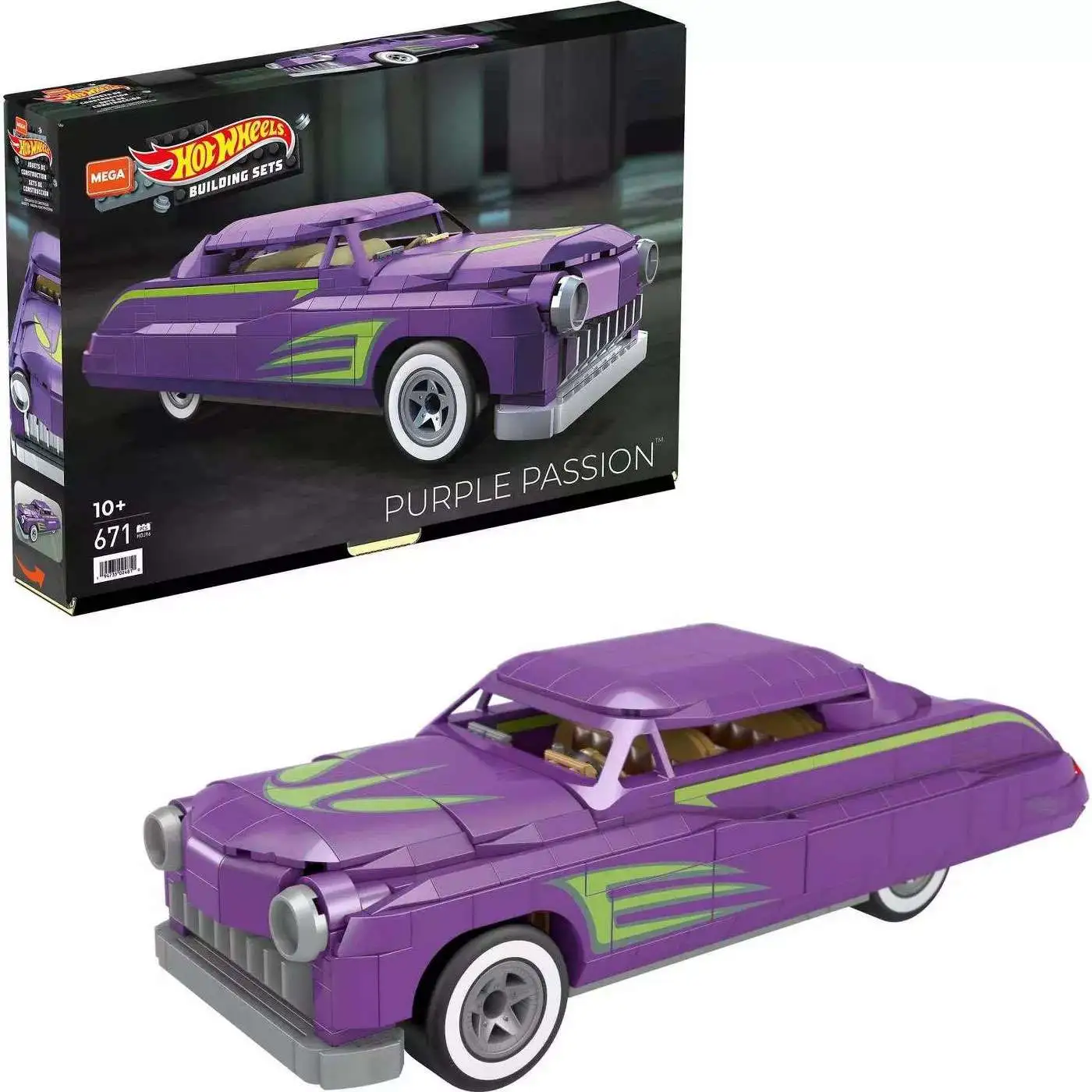 Hot Wheels Mega Construx Purple Passion Set HDJ96