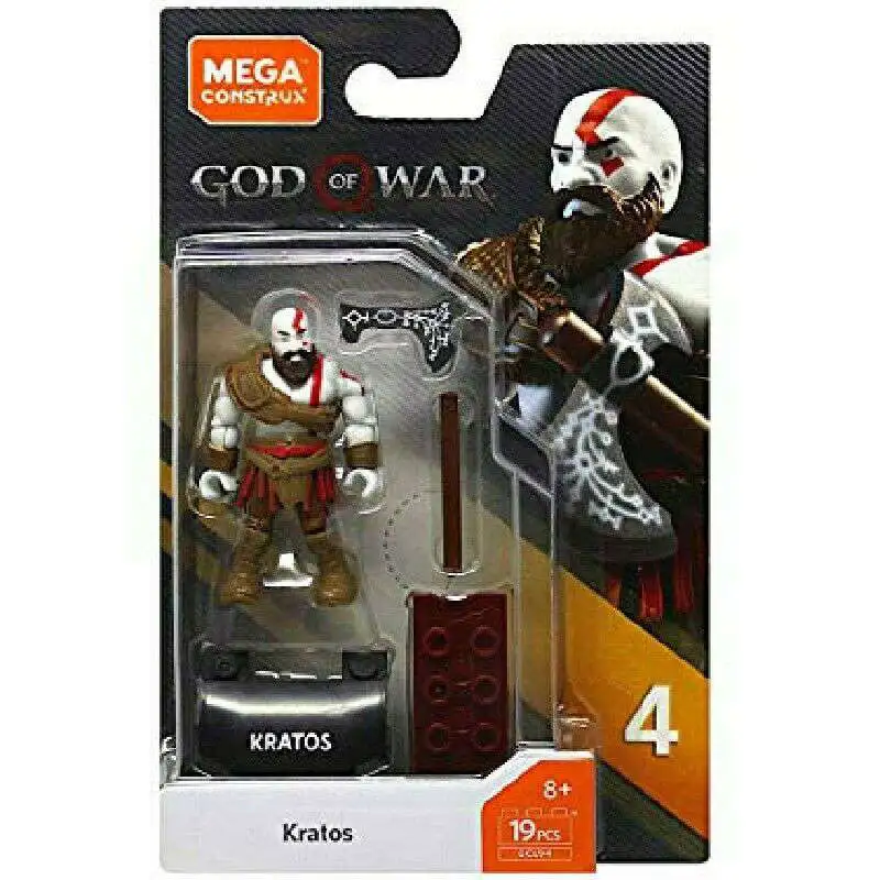2018 MEGA Construx GCL94 Heroes Series 4 God of War Kratos for sale online 