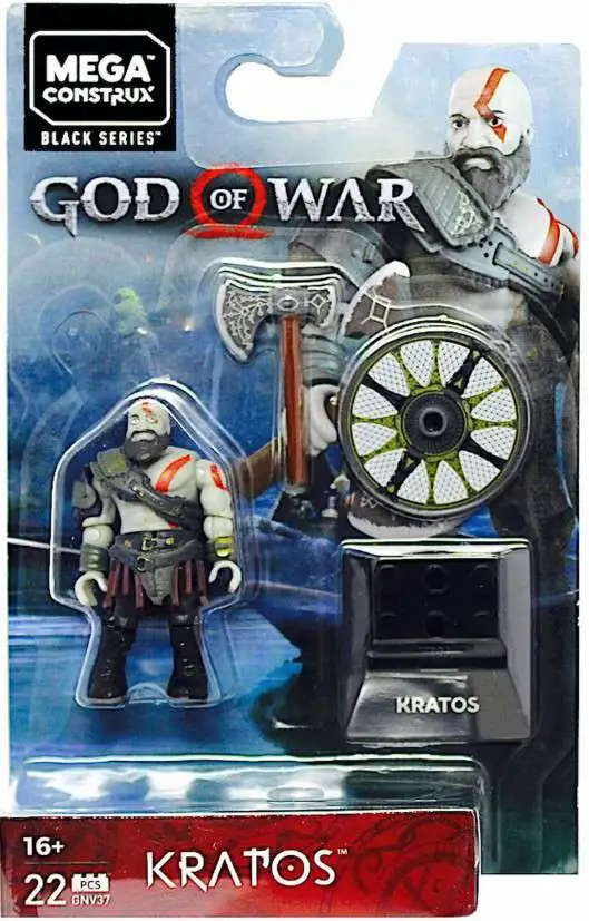 MEGA Construx Black Series God of War Kratos Mini Figure GNV37 22pcs for sale online 