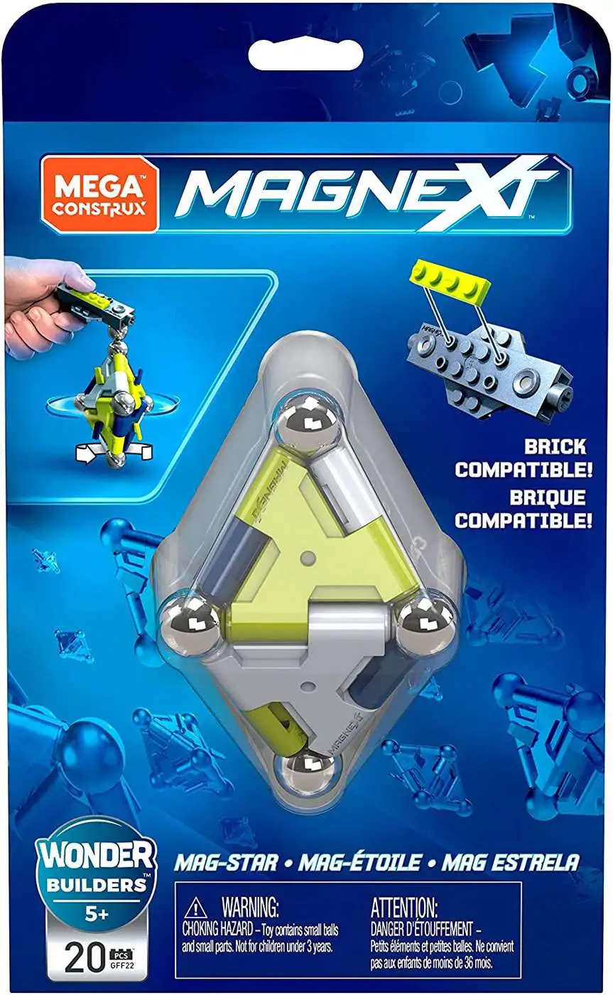 MEGA Construx Magnext Wonder Builders 3 in 1 Mag-rockets for sale online 