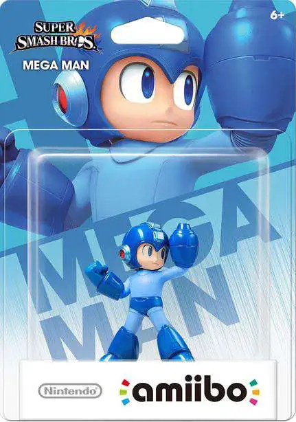 World of Nintendo Super Smash Bros Amiibo Mega Man Mini Figure [Damaged Package]