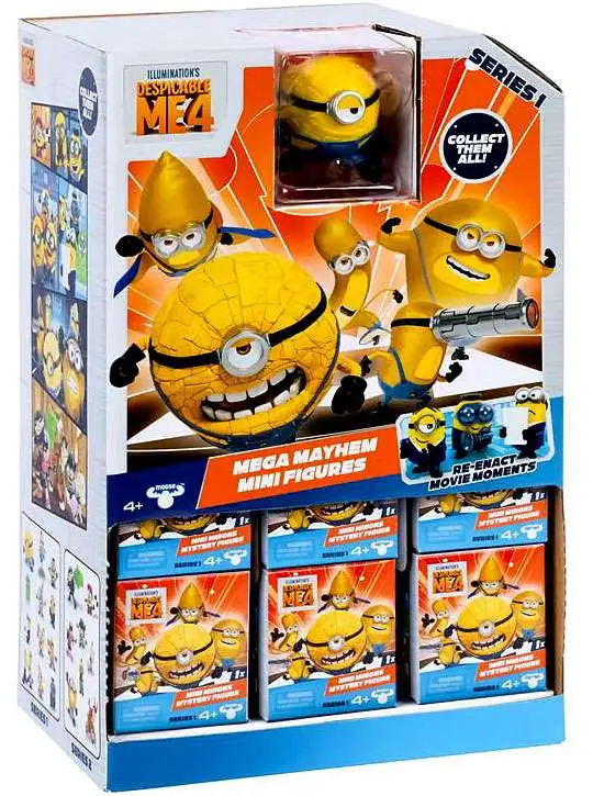 Despicable Me 4 Mini Figure Mega Mayhem 2 Mystery Pack 23 Packs Moose ...