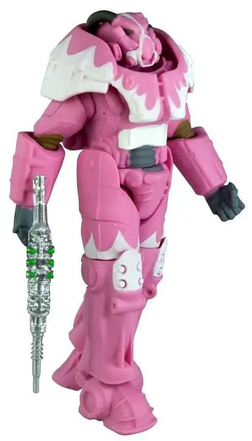 Fallout Mega Merge Series 2 X 01 Hot Rod Hot Pink Power Armor Exclusive Buildable Figure 09 Just 0505