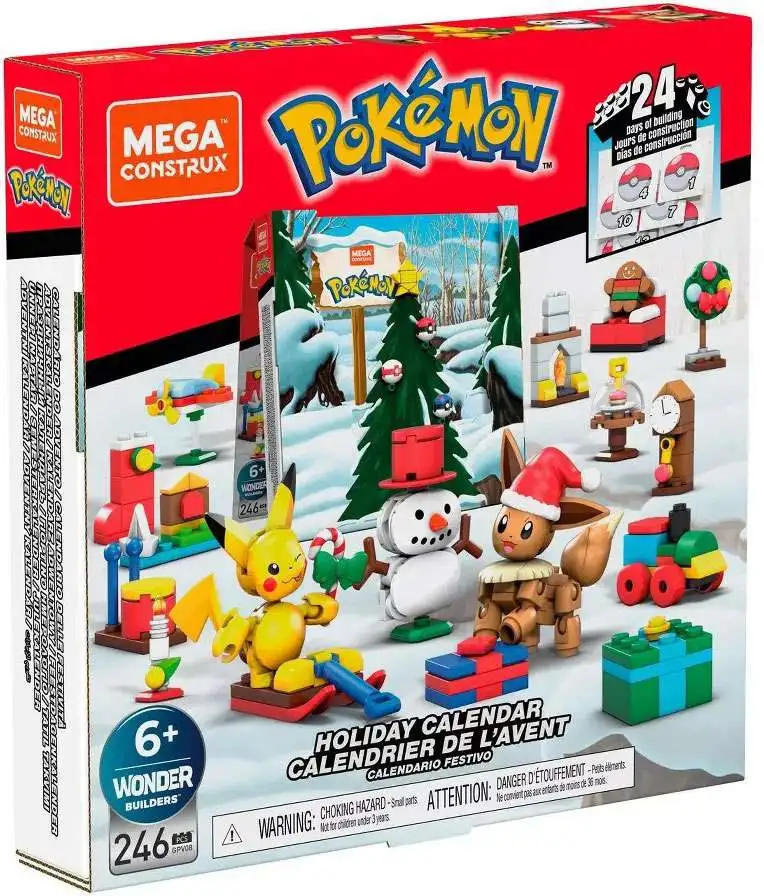 Pokemon 2020 Holiday Exclusive Advent Calendar Mega Construx - ToyWiz