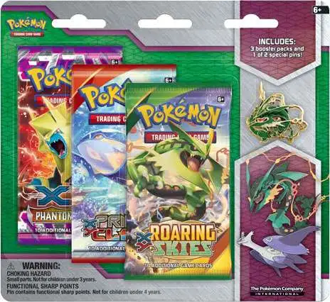 Pokemon Trading Card Game XY Mega Evolution Mega Gengar Pin Collection [3  Booster Packs & Pin]