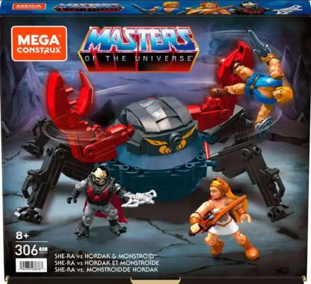 MEGA Probuilder Masters of the Universe He-Man Vs Beast Man Construction Set for sale online 