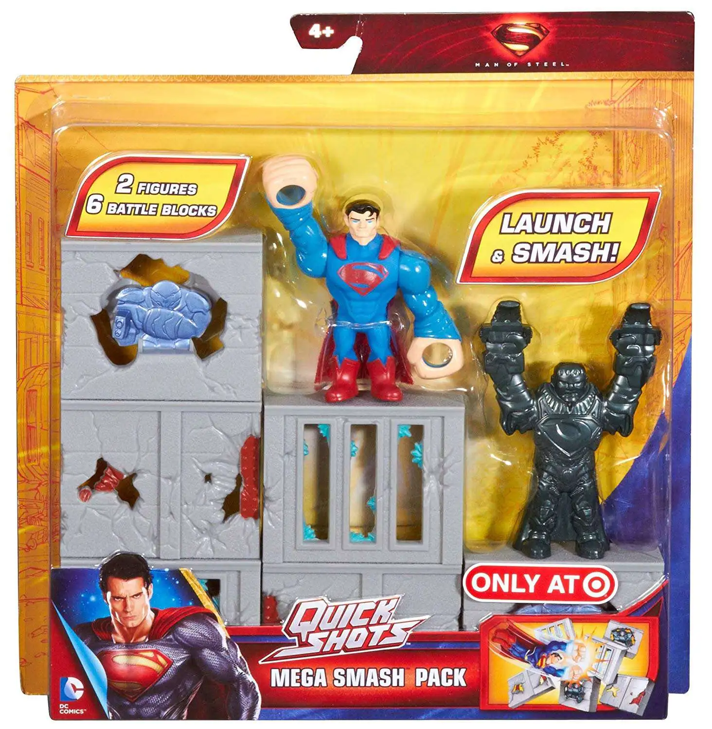 Superman Man of Steel Quickshots Battle for Metropolis Play Set *XMAS TOY GIFT* 