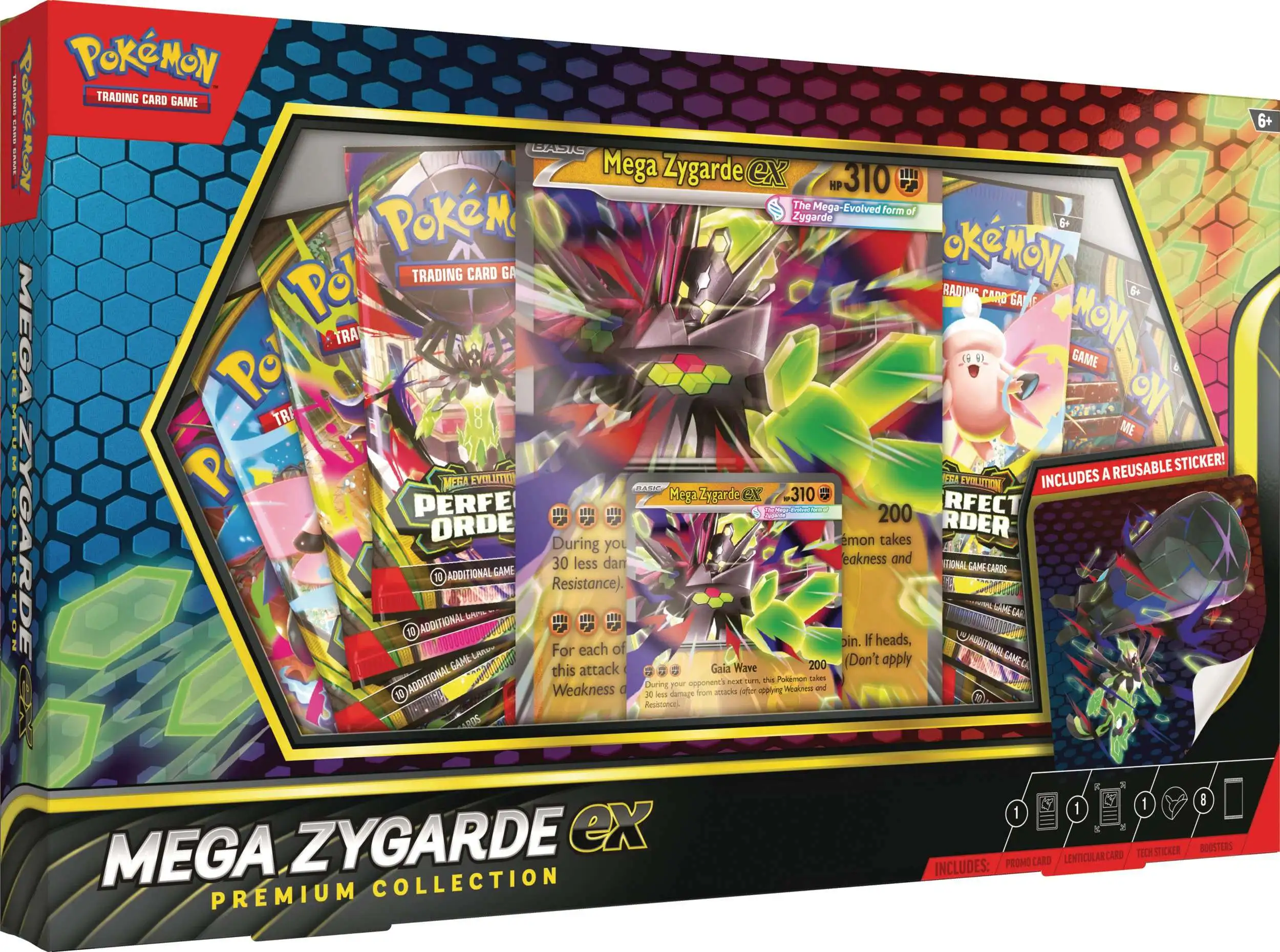 Pokemon Mega Evolution Mega Zygarde ex Premium Collection [8 Booster Packs, Promo Card & More] (Pre-Order ships May)
