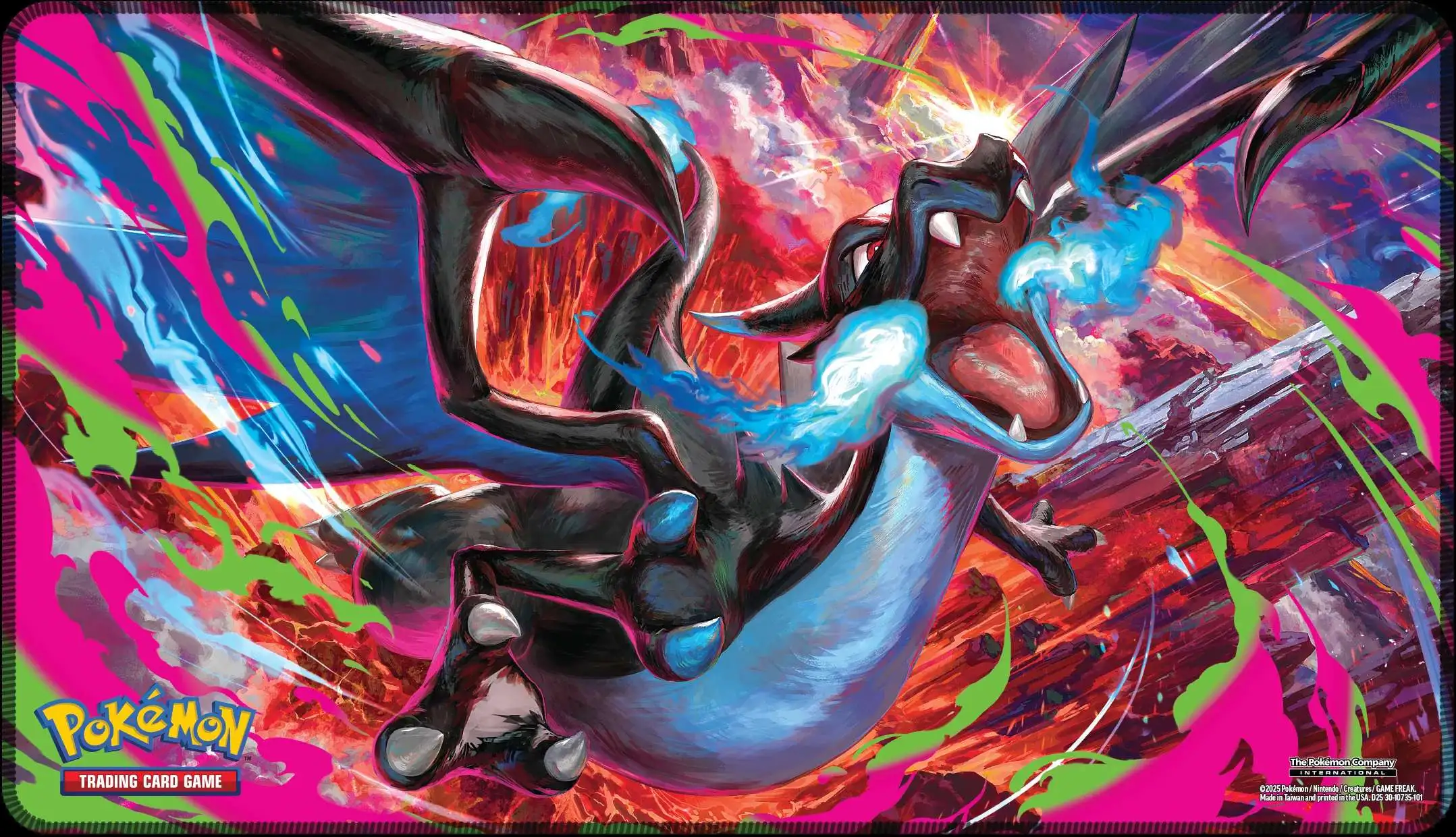 Ultra Pro Pokemon Mega Charizard X ex Playmat - ToyWiz