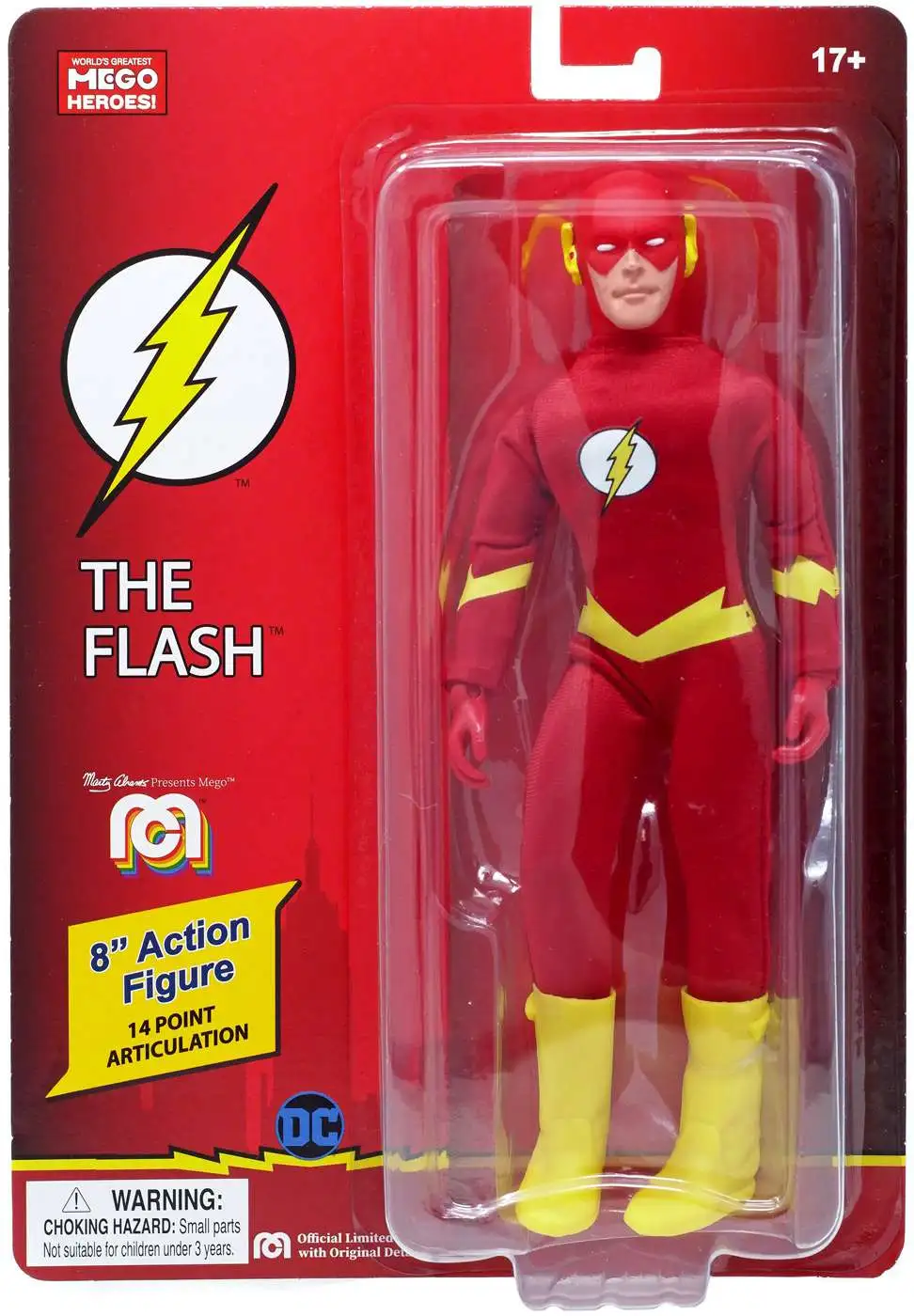 Mego DC Comics Flash 8 Action Figure Multicolor