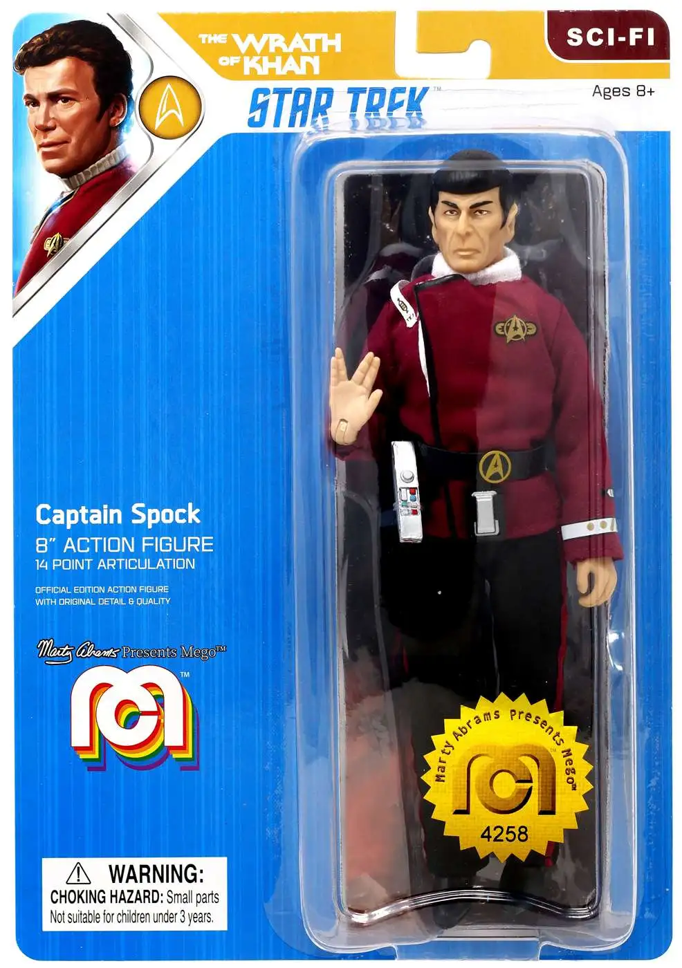 Star Trek The Wrath of Khan Captain Spock Action Figure