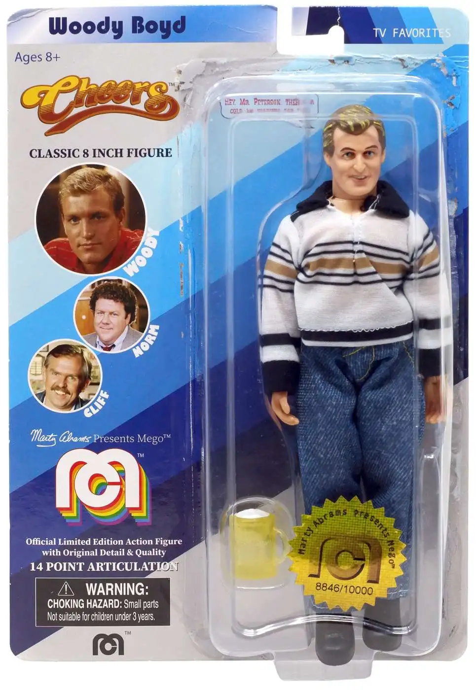 Cheers TV Favorites Woody Boyd Action Figure [Damaged Package]