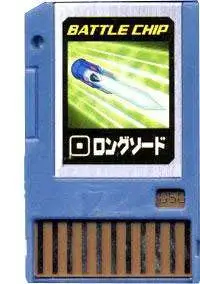 Capcom Mega Man Japanese PET Longsword Battle Chip #050