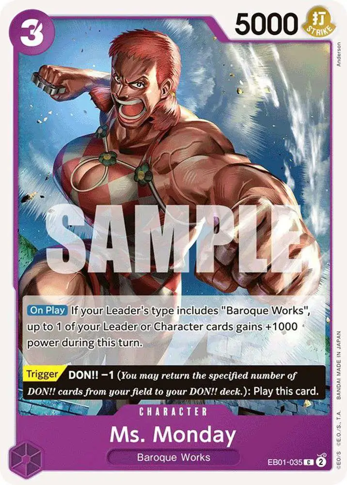 one piece card game memorial collection TCG Japanese - EB01 such as Chopper One Piece Trading Card Game