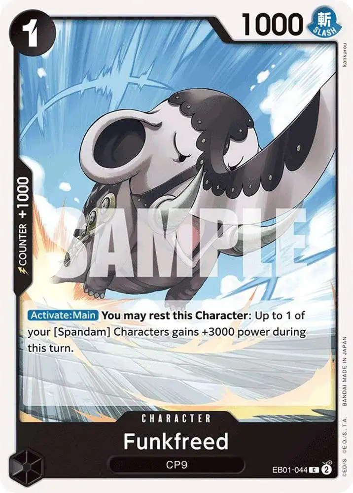One Piece Trading Card Game Memorial Collection Common Funkfreed EB01-044